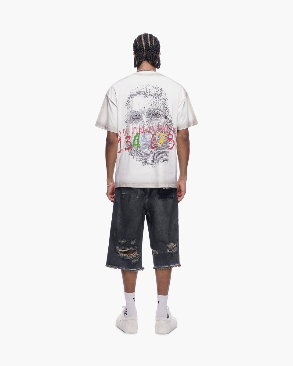 Snapped Dark Dirty Blue Jorts - Valabasas