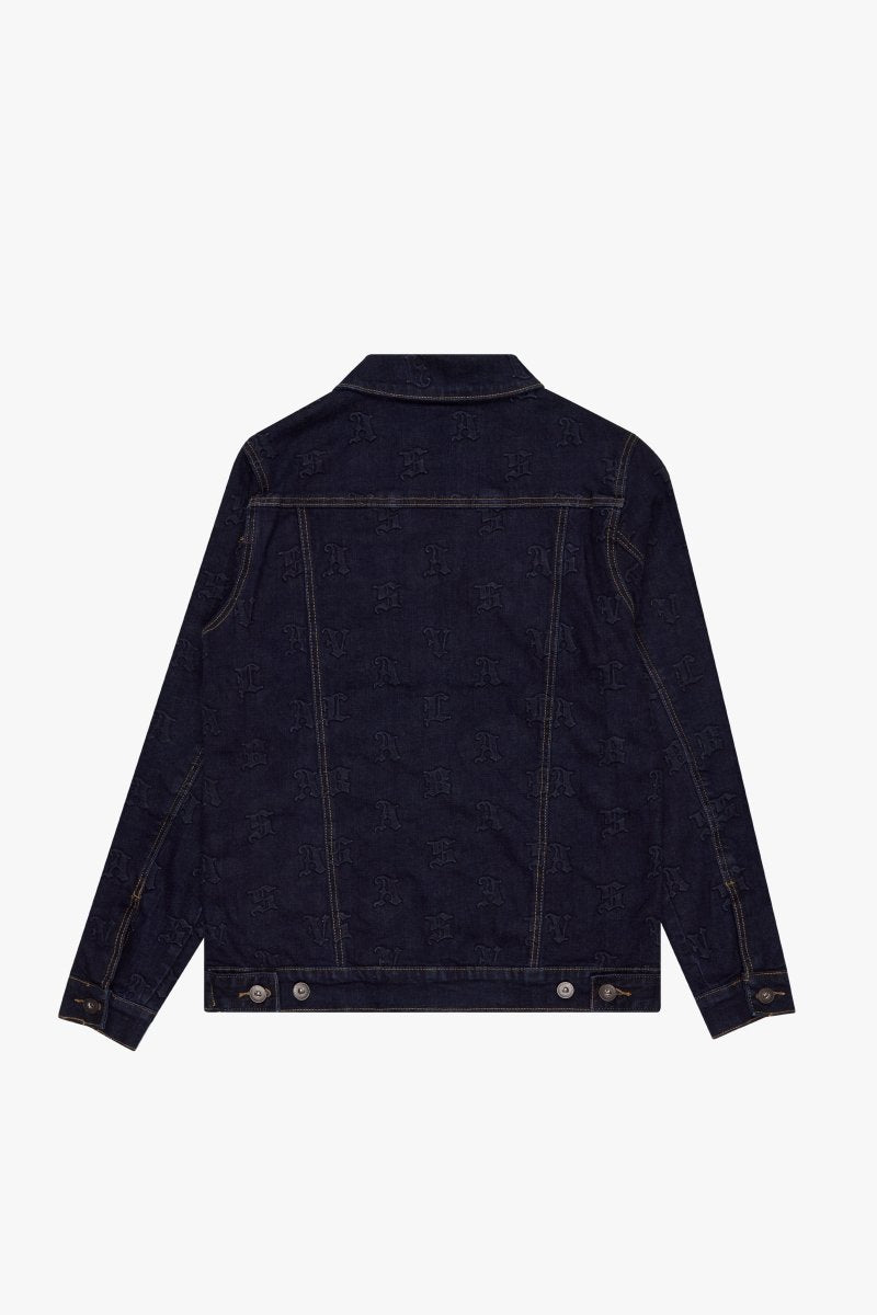 "SNOWLINE" DENIM JACKET DARK BLUE - Valabasas
