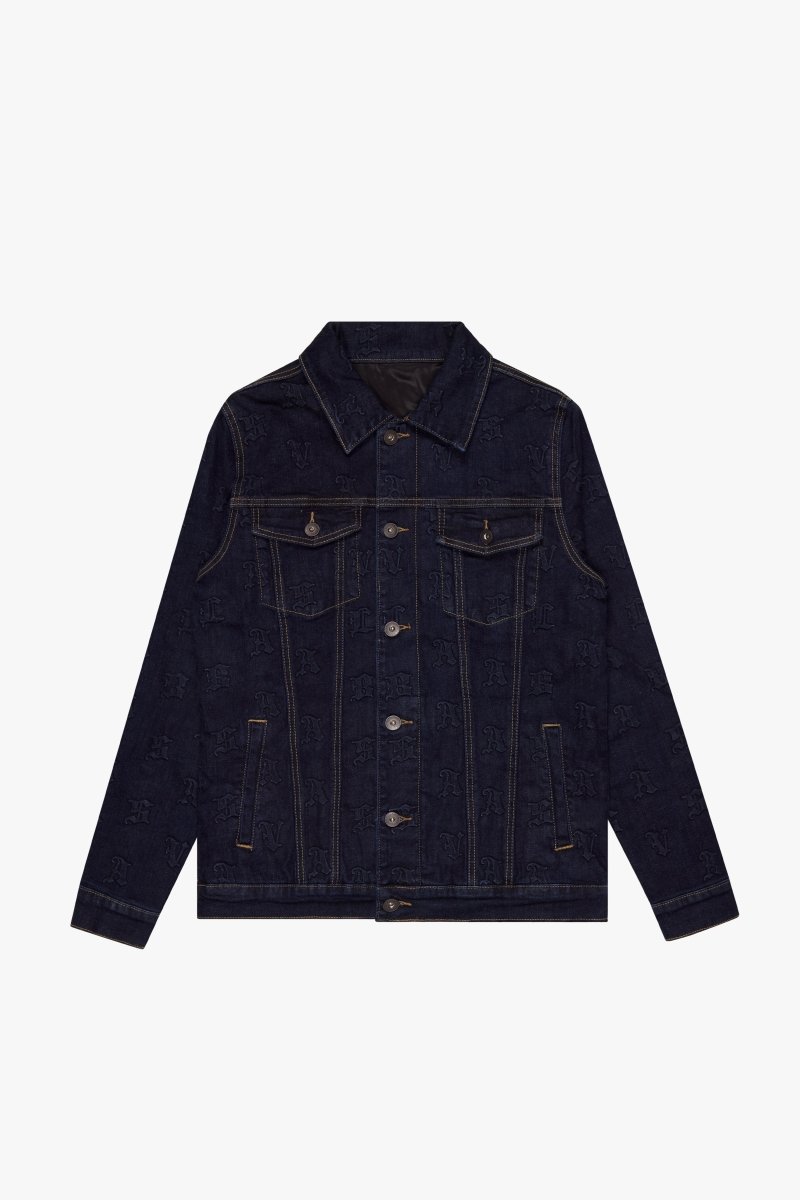 "SNOWLINE" DENIM JACKET DARK BLUE - Valabasas