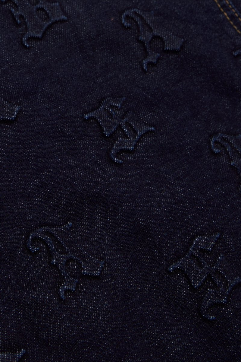 "SNOWLINE" DARK BLUE DENIM JACKET