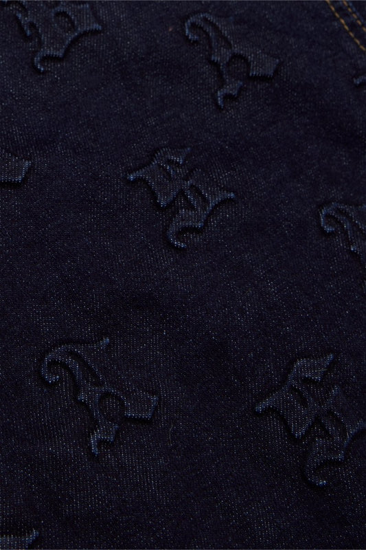 "SNOWLINE" DENIM JACKET DARK BLUE - Valabasas