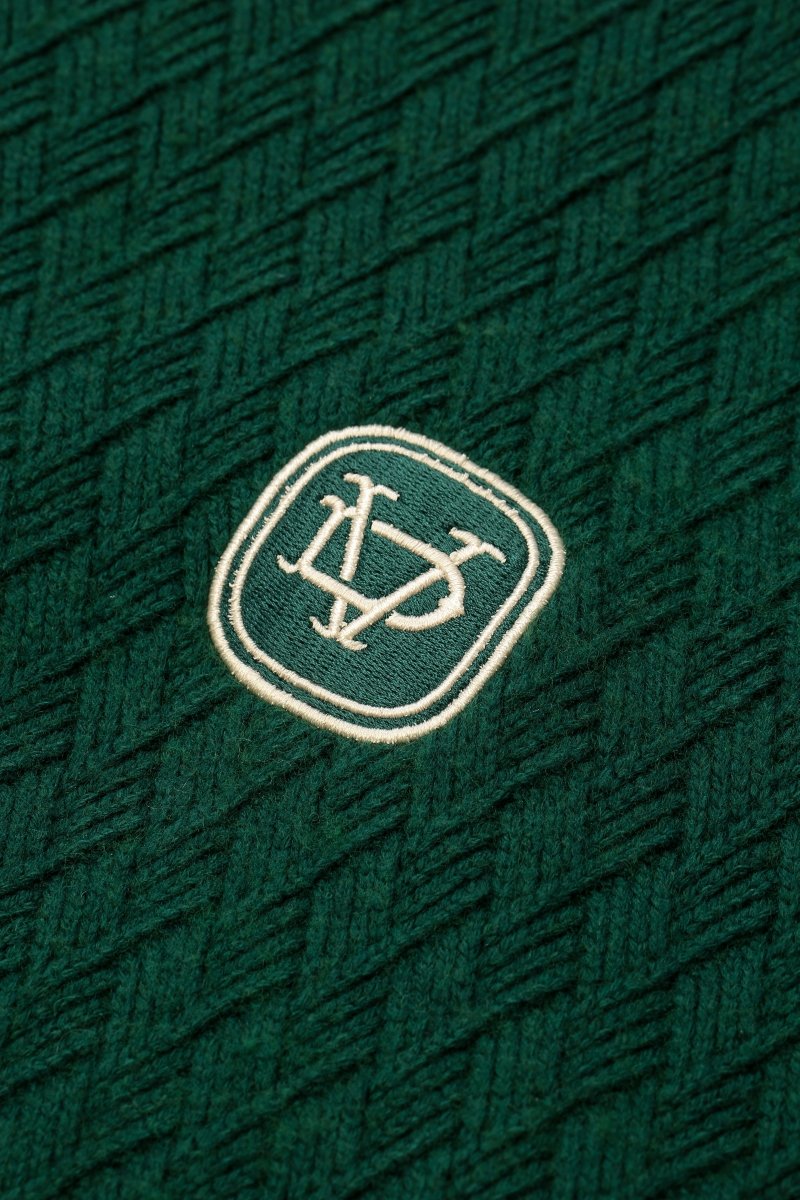 Solis Knit Polo – Green (Cashmere Blend) - Valabasas