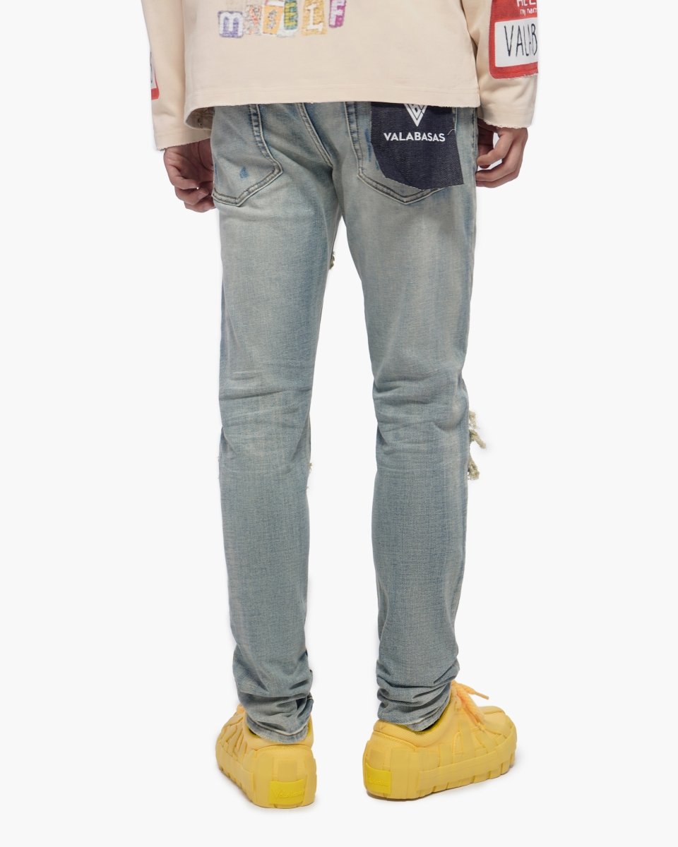 Solmere Light Blue Skinny Jeans - Valabasas