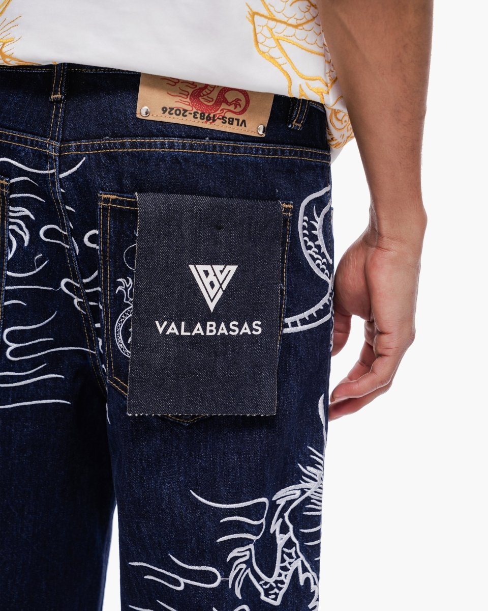 Soru Baggy Denim Dark Blue - Valabasas