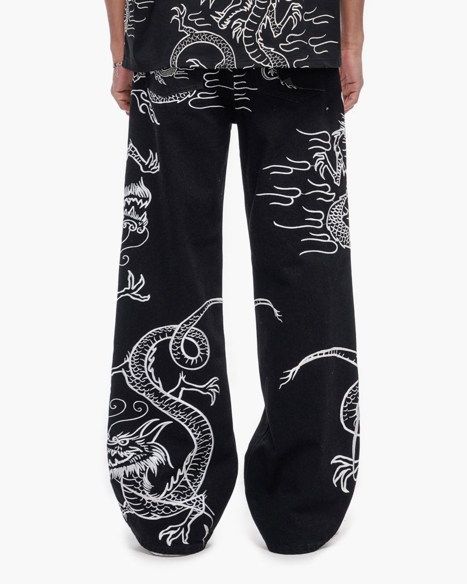 Soru Baggy Denim Jet Black - Valabasas