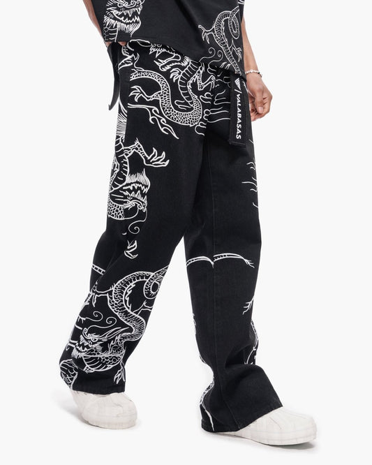Soru Baggy Denim Jet Black - Valabasas