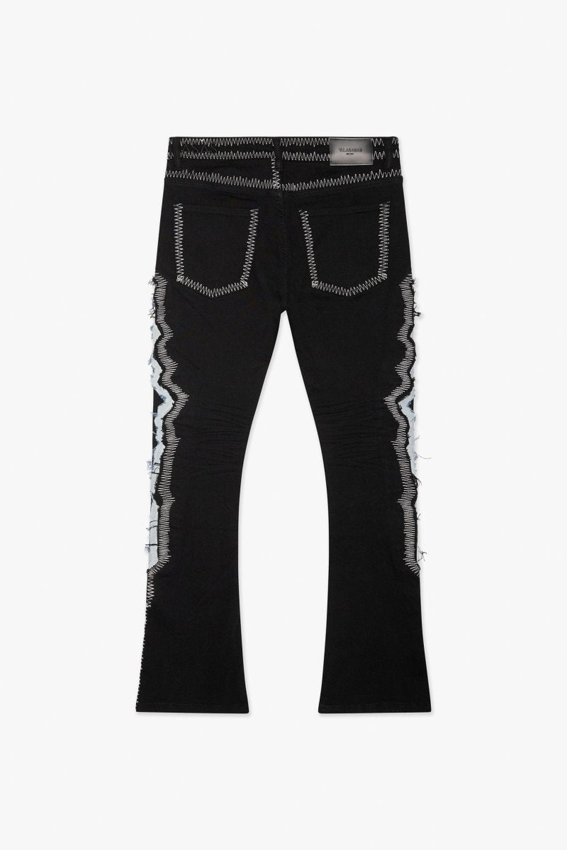 Spectral Stacked Flare Black Blue