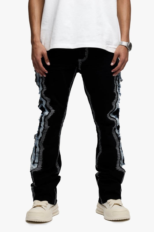 Spectral Stacked Flare Black Blue - Valabasas