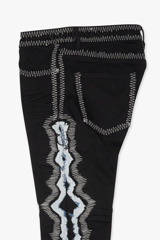 Spectral Stacked Flare Black Blue - Valabasas