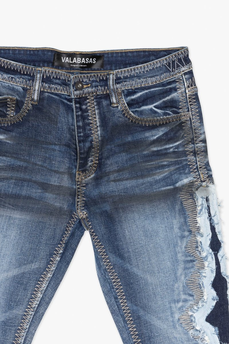 Spectral Stacked Flare Blue Lt Blue - Valabasas