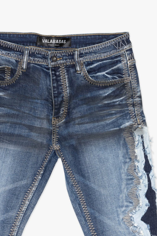 Spectral Stacked Flare Blue Lt Blue - Valabasas