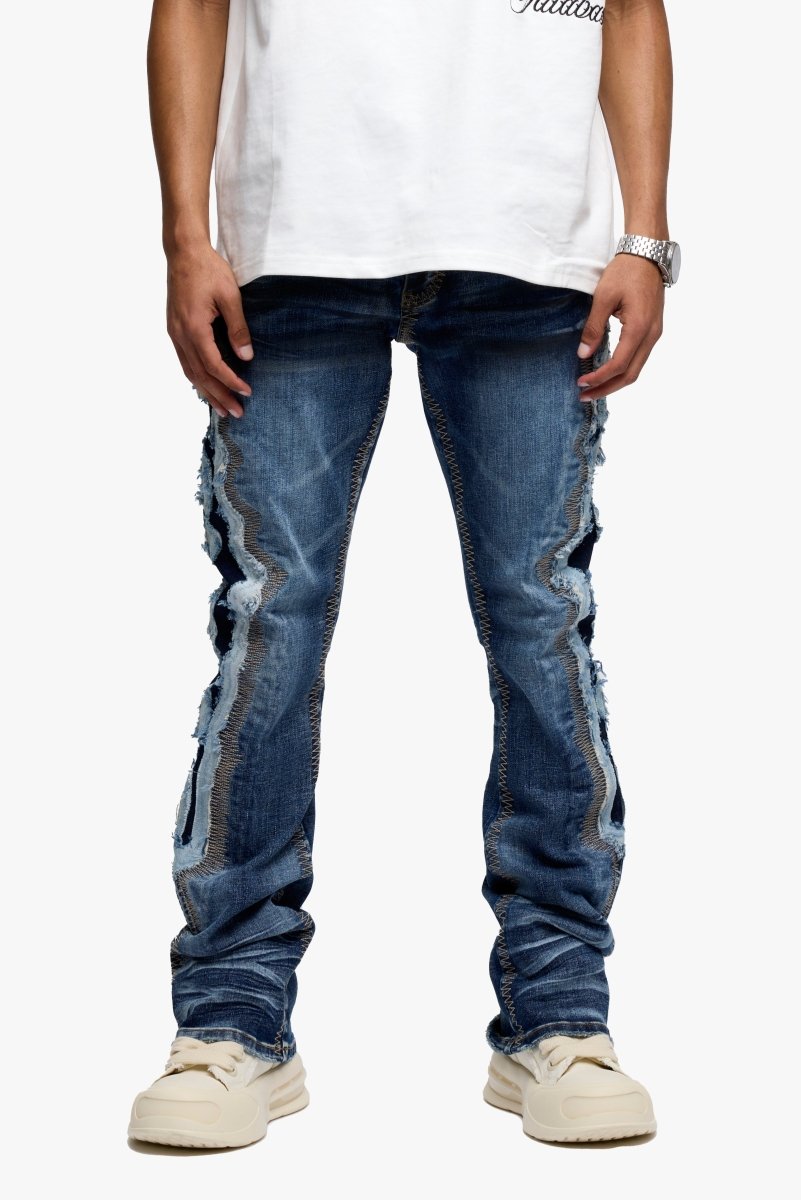 Spectral Stacked Flare Blue Lt Blue - Valabasas