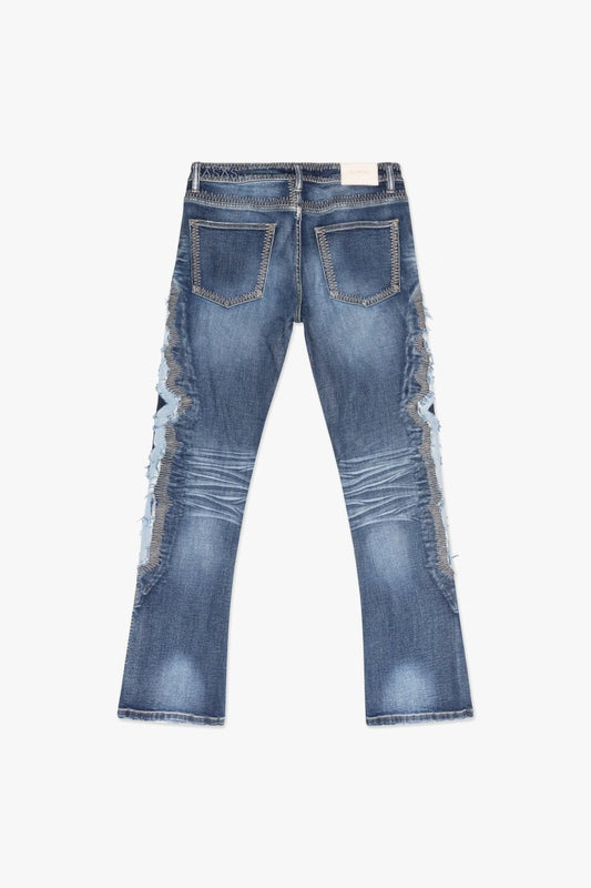 Spectral Stacked Flare Blue Lt Blue - Valabasas