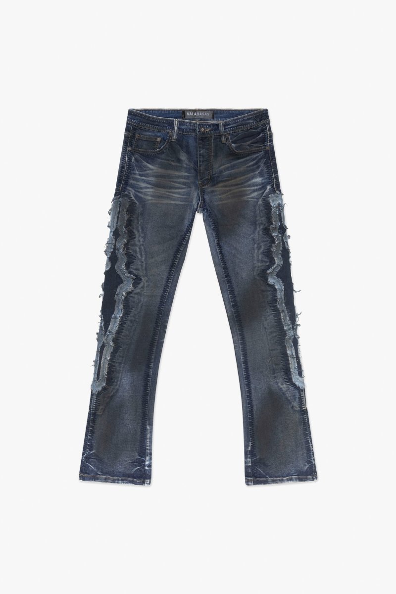 Spectral Stacked Flare Dirty Blue Wash - Valabasas