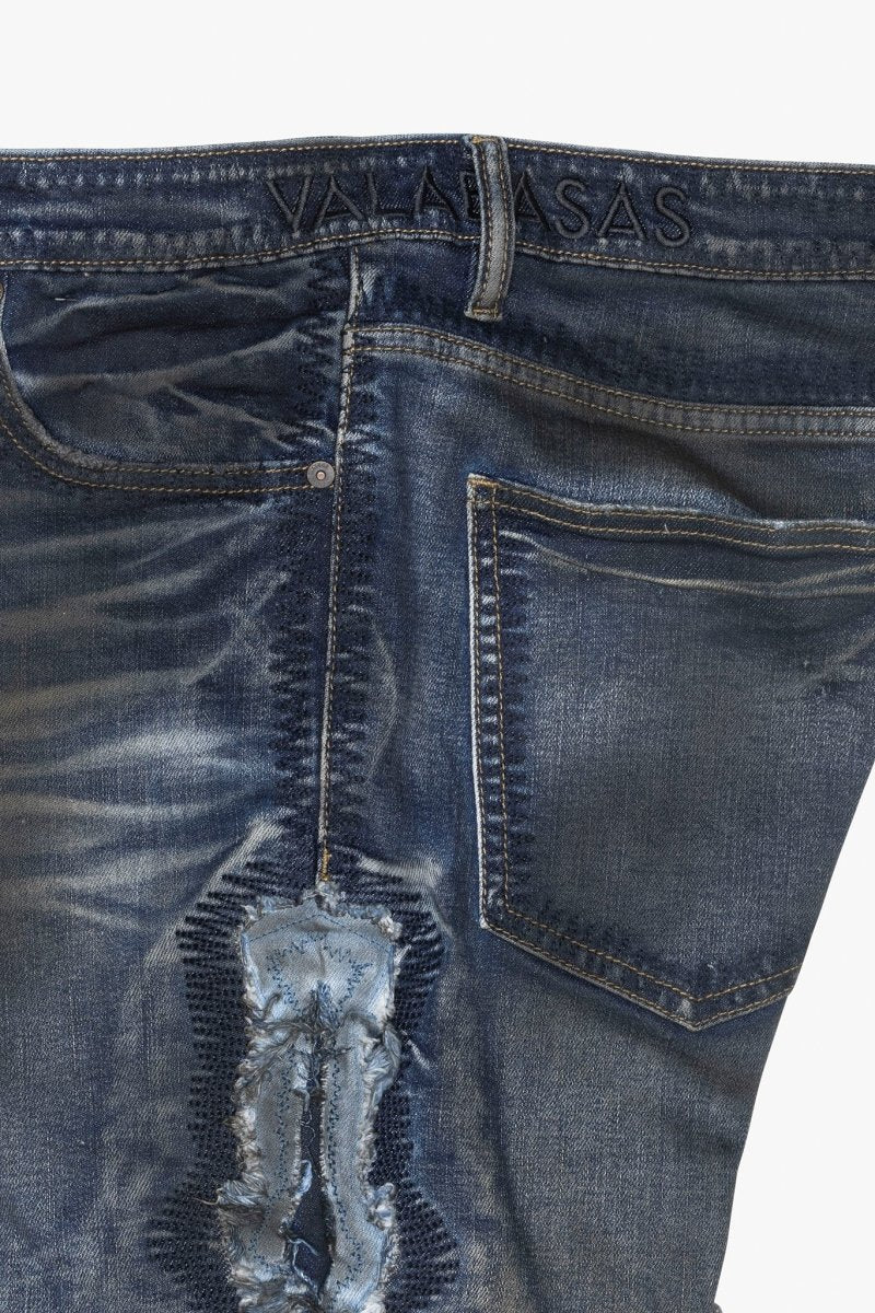 Spectral Stacked Flare Dirty Blue Wash - Valabasas