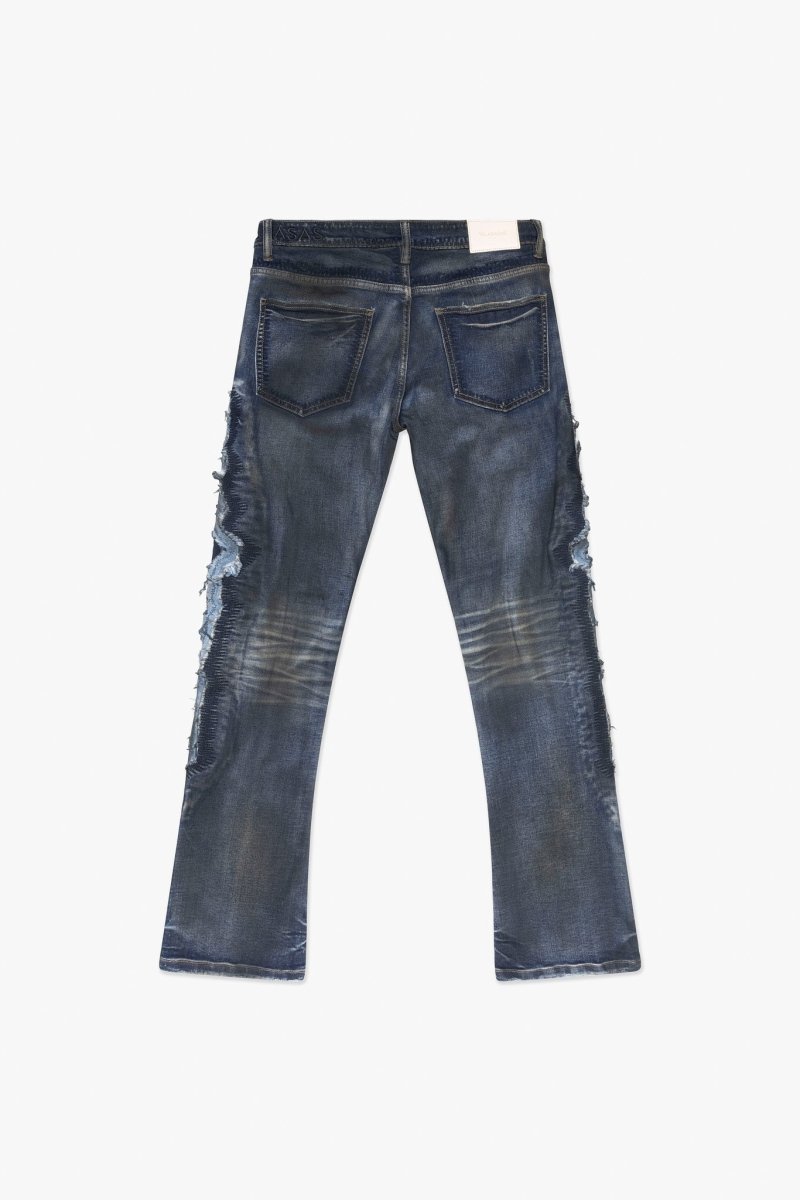 Spectral Stacked Flare Dirty Blue Wash - Valabasas