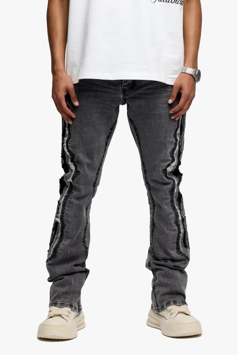 Spectral Stacked Flare Grey Black