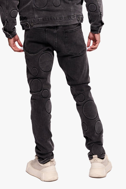 Spore Black Grey Skinny Jean - Valabasas