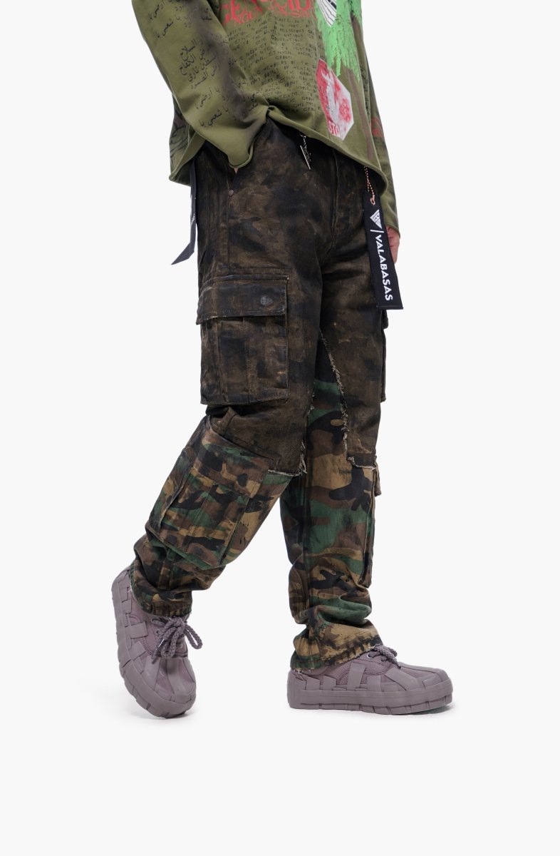 Sprawl Straight Camo Jeans - Valabasas