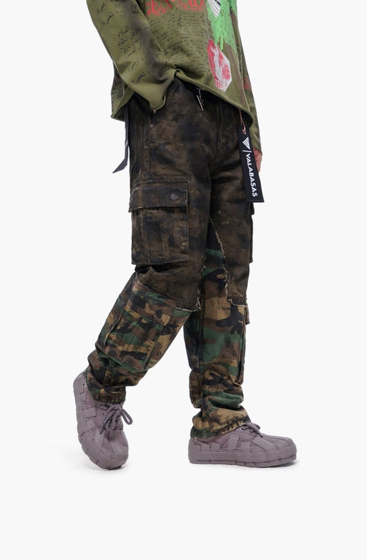 Sprawl Straight Camo Jeans - Valabasas