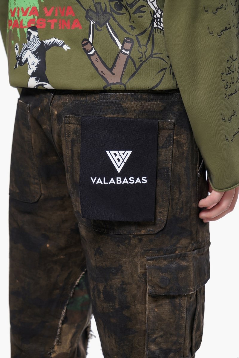 Sprawl Straight Camo Jeans - Valabasas