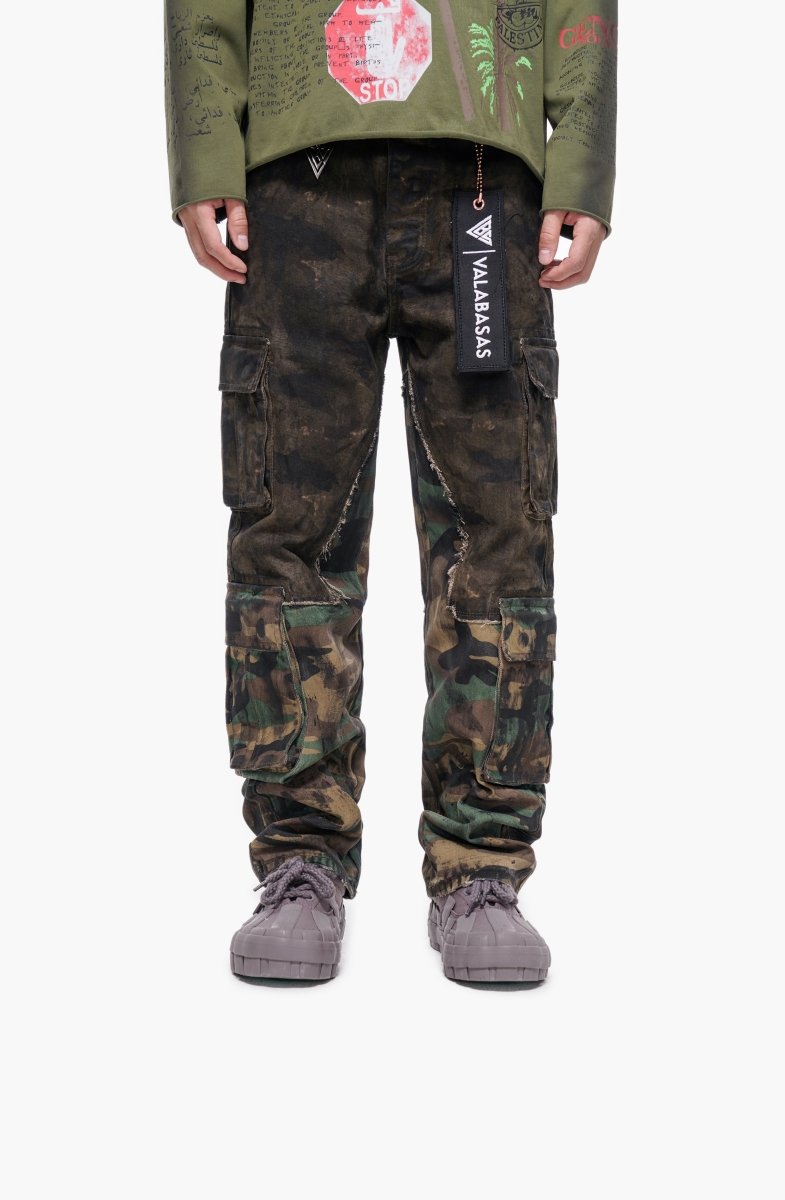Sprawl Straight Camo Jeans - Valabasas