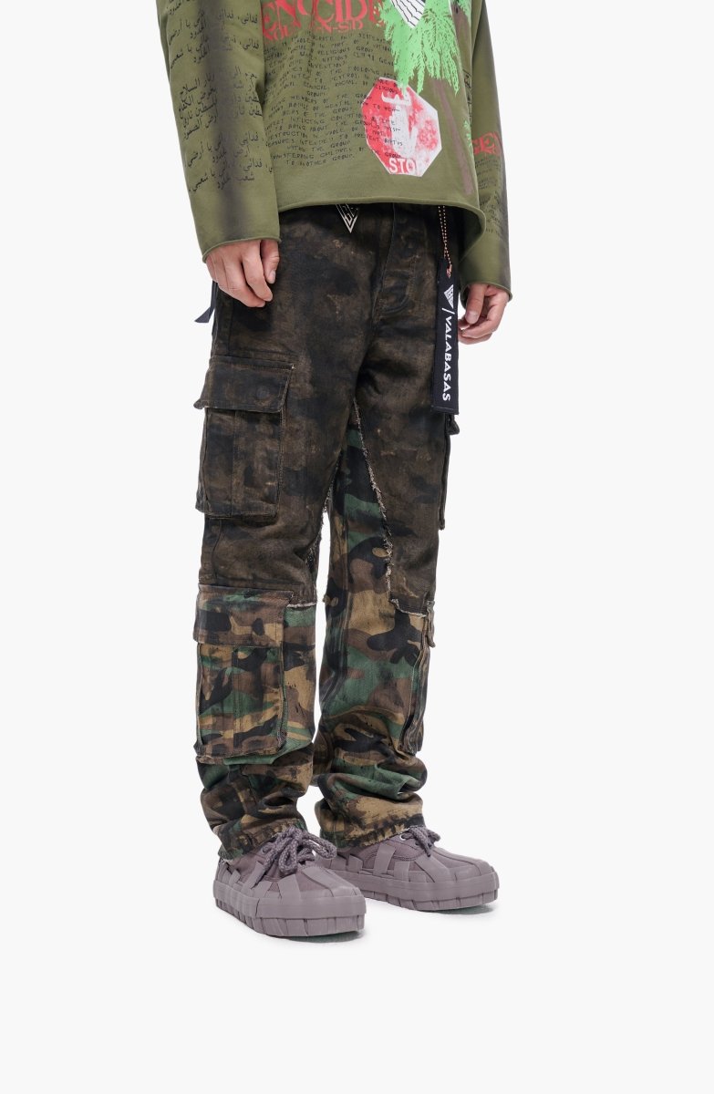 Sprawl Straight Camo Jeans - Valabasas