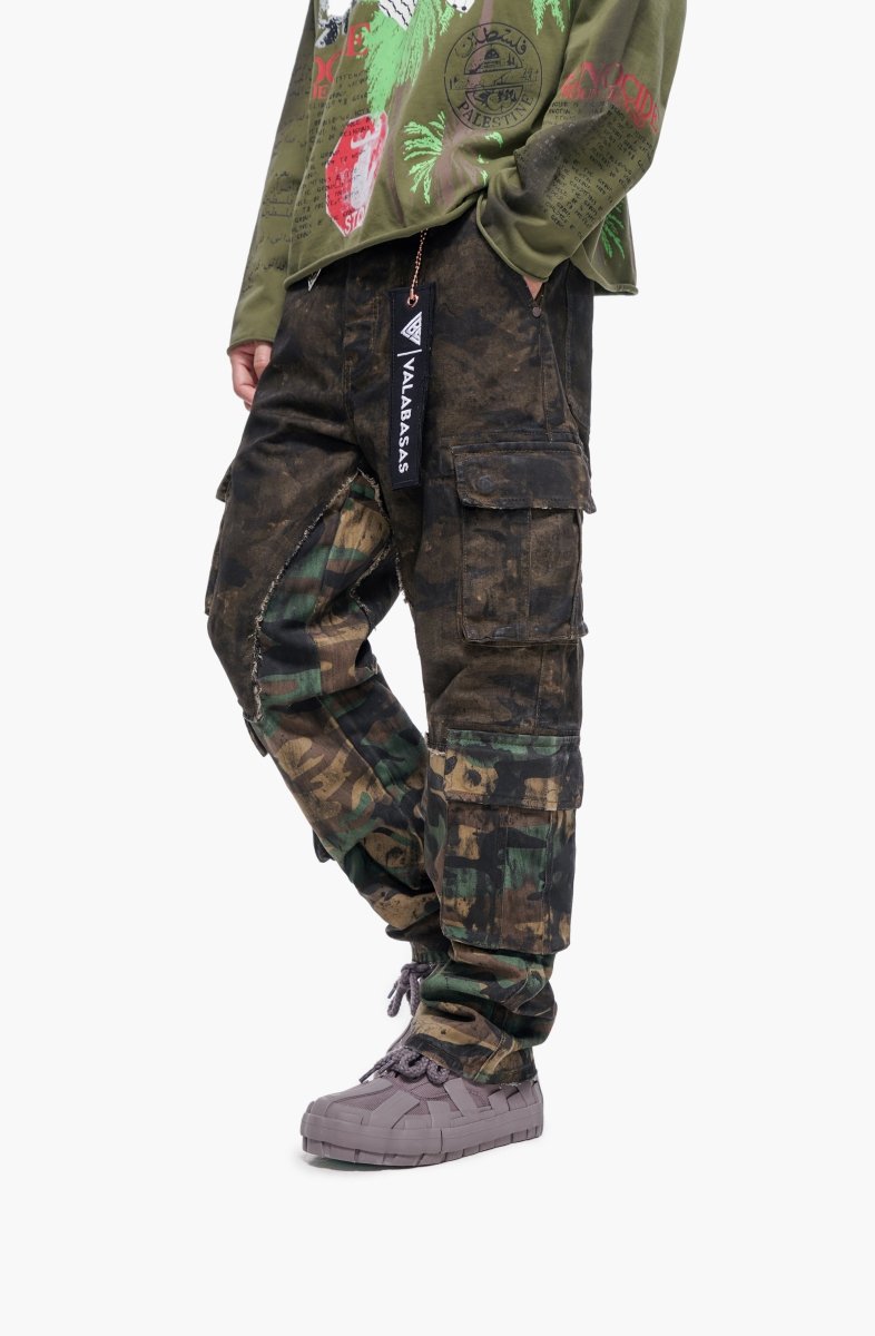 Sprawl Straight Camo Jeans - Valabasas