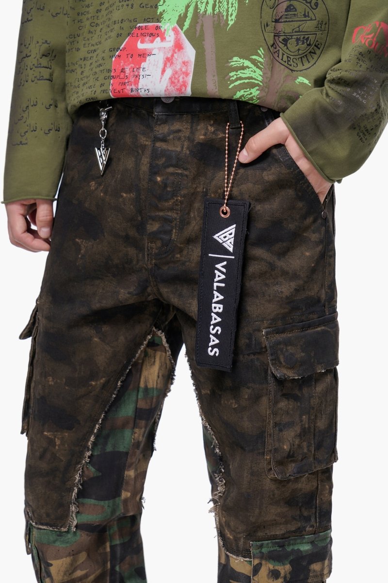 Sprawl Straight Camo Jeans - Valabasas