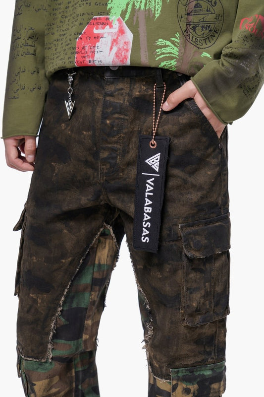 Sprawl Straight Camo Jeans - Valabasas