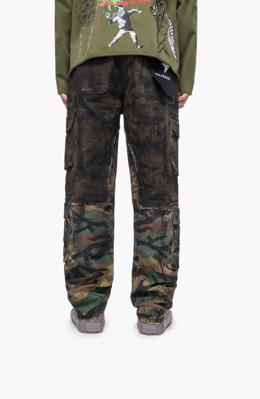 Sprawl Straight Camo Jeans - Valabasas