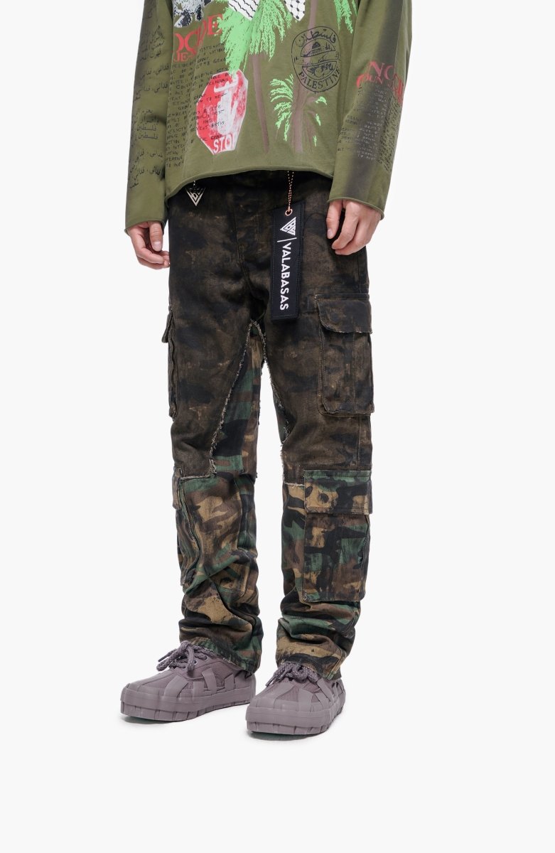 Sprawl Straight Camo Jeans - Valabasas