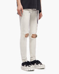 Stab Light Grey Wash Skinny Jeans