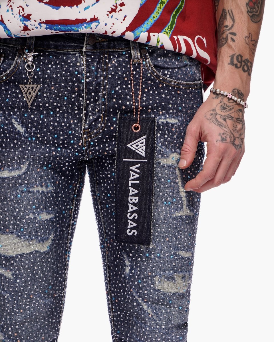 Stagger Skinny Dark Blue Wash - Valabasas