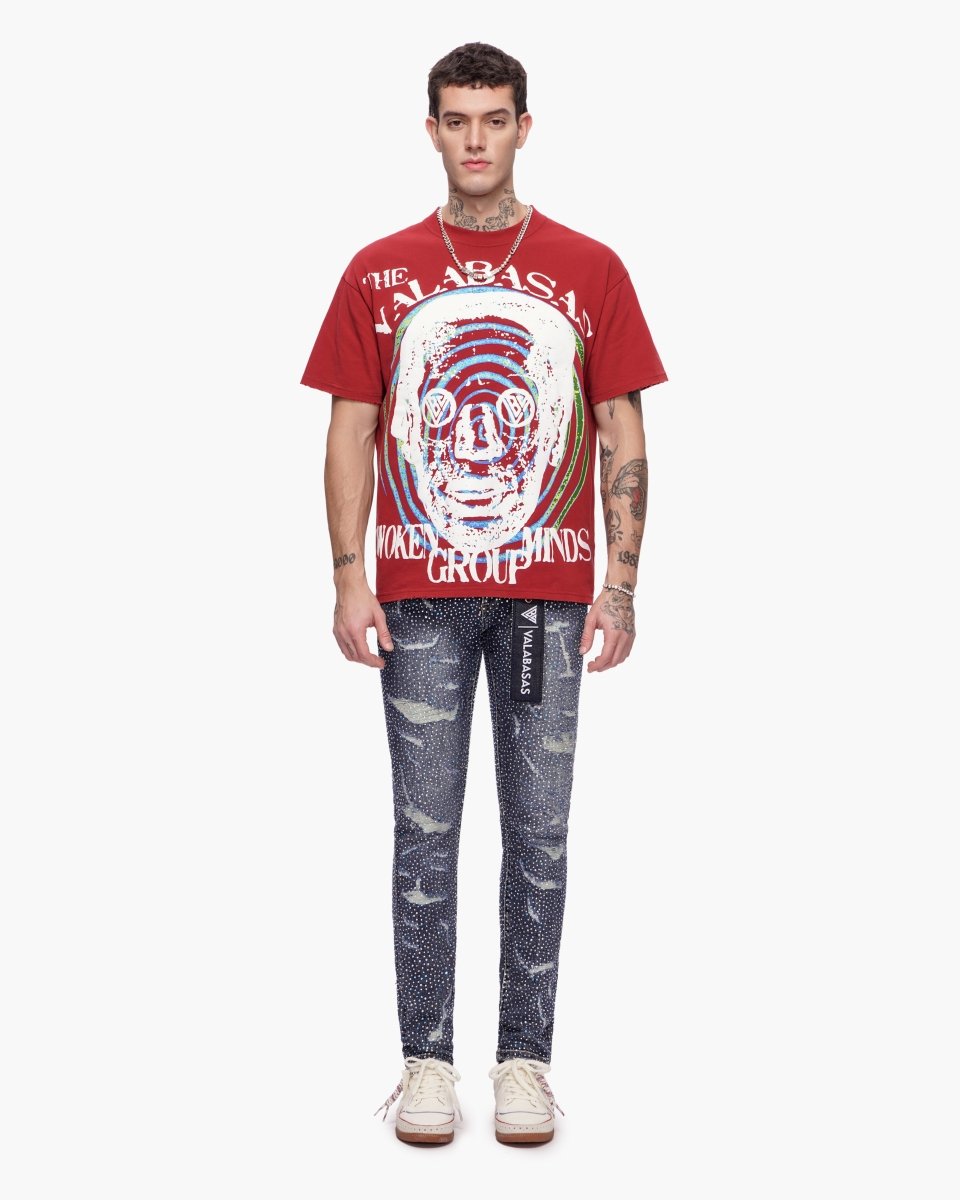 Stagger Skinny Dark Blue Wash - Valabasas