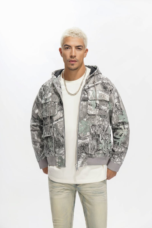 Stalker Jacket Grey Forest - Valabasas