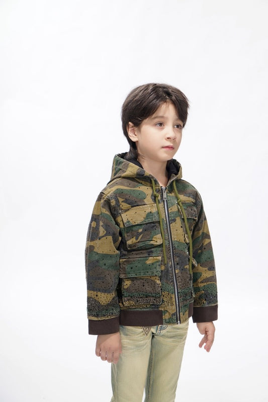 Stalker Kids Foilage Green Jacket - Valabasas