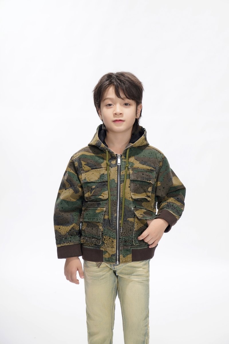Stalker Kids Foilage Green Jacket - Valabasas