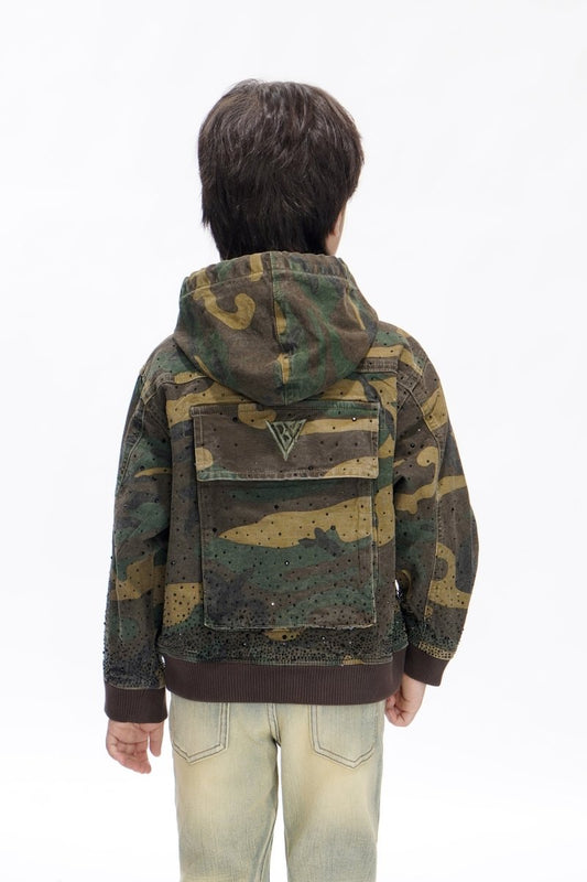 Stalker Kids Foilage Green Jacket - Valabasas