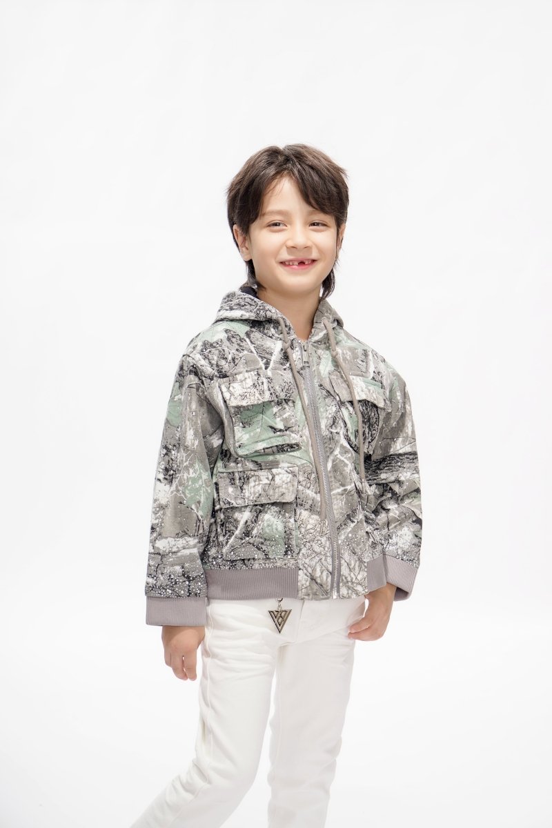 Stalker Kids Grey Forest Jacket - Valabasas