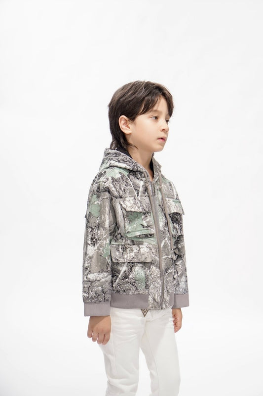 Stalker Kids Grey Forest Jacket - Valabasas