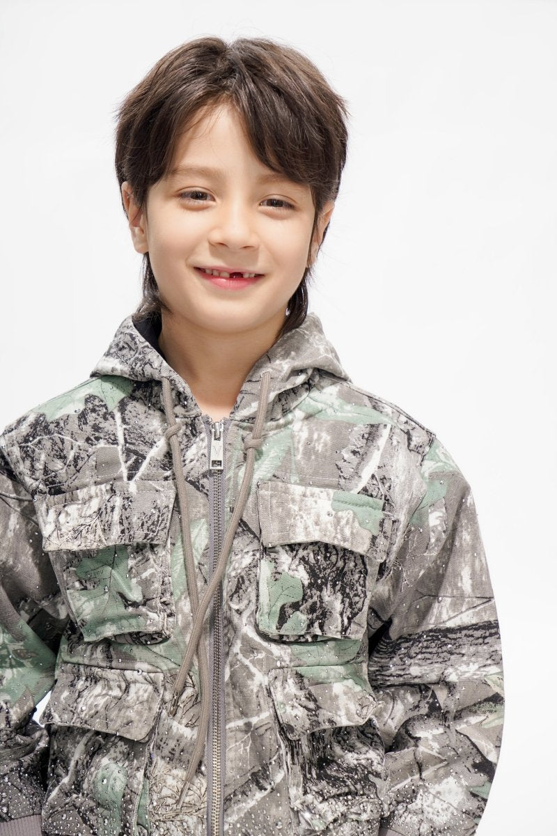 Stalker Kids Grey Forest Jacket - Valabasas