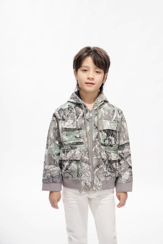 Stalker Kids Grey Forest Jacket - Valabasas