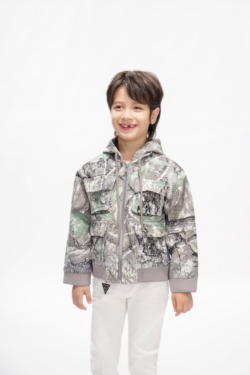 Stalker Kids Grey Forest Jacket - Valabasas