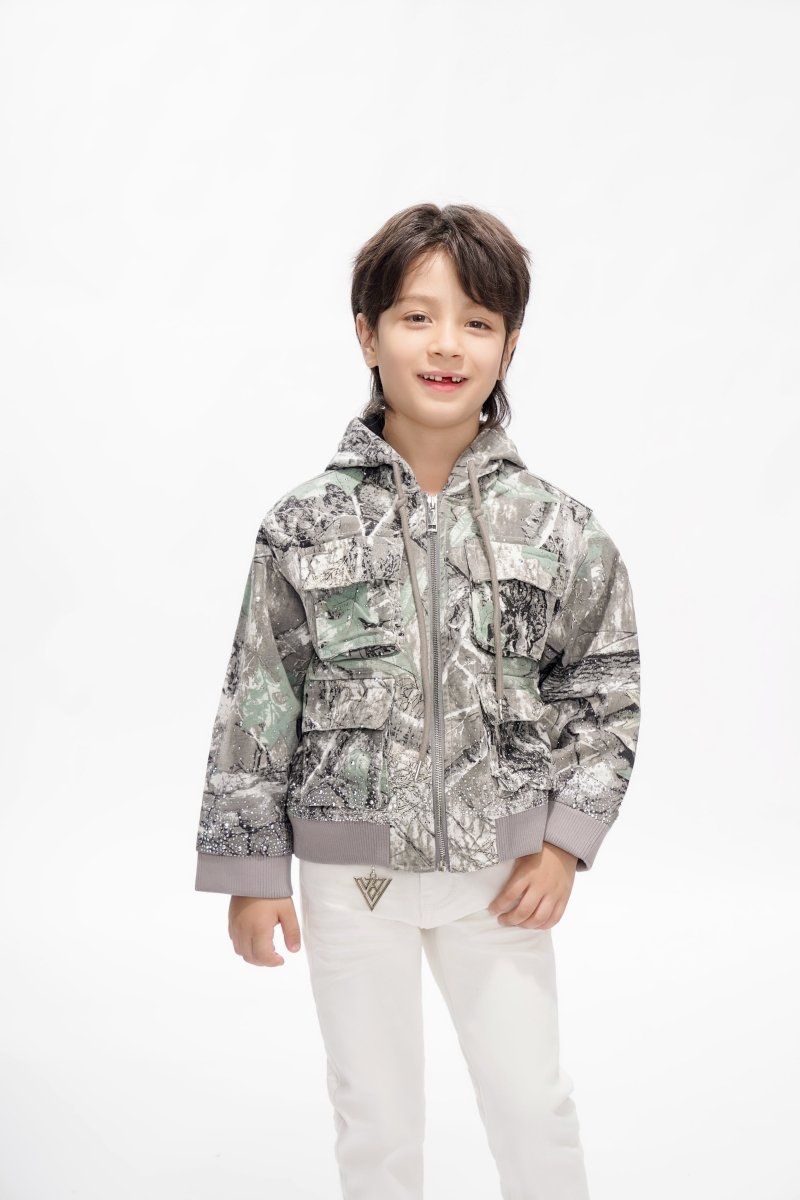 Stalker Kids Grey Forest Jacket - Valabasas