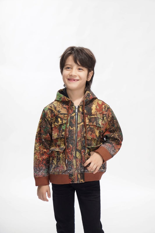 Stalker Kids Leaf Camo Jacket - Valabasas
