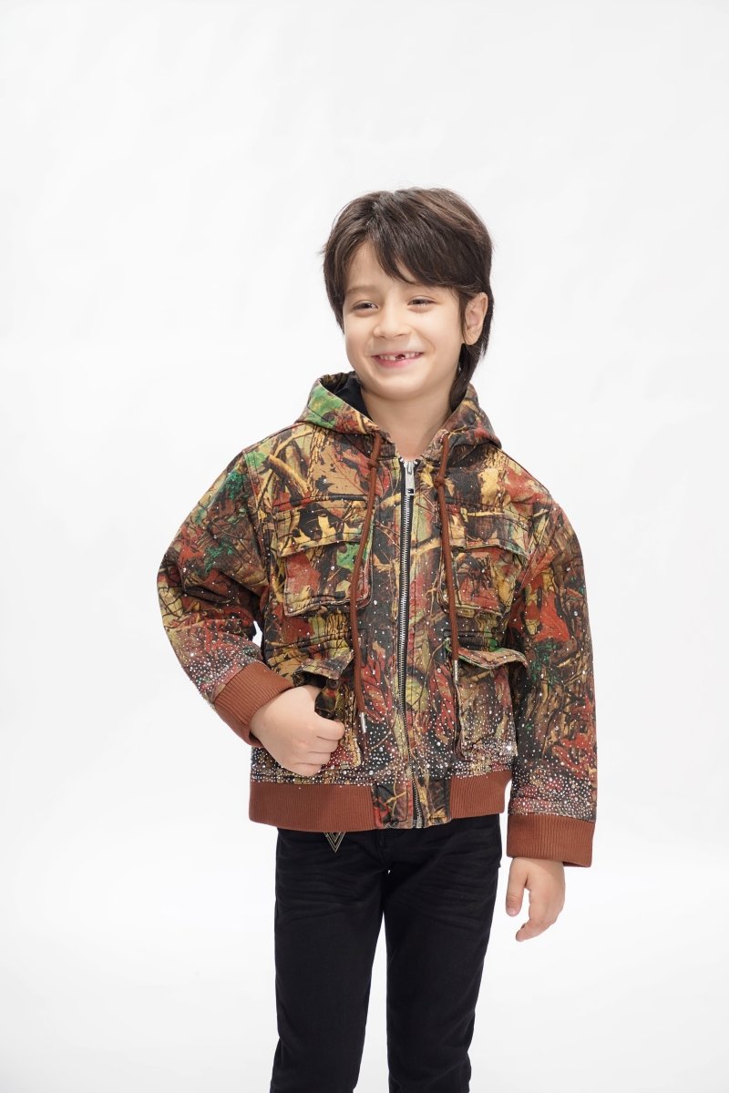 Stalker Kids Leaf Camo Jacket - Valabasas