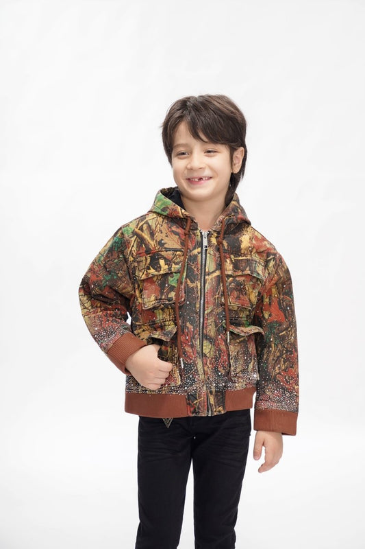 Stalker Kids Leaf Camo Jacket - Valabasas