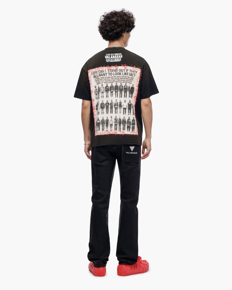 Stand Out Black Tee - Valabasas