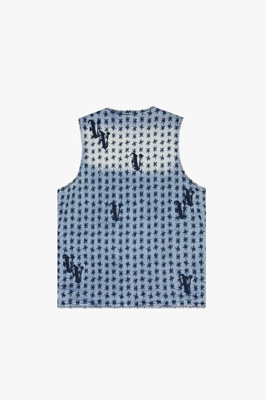 "STARLET" VEST BLUE/BLACK - Valabasas